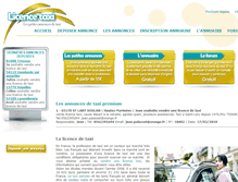 Tablet Screenshot of licence-taxi.fr